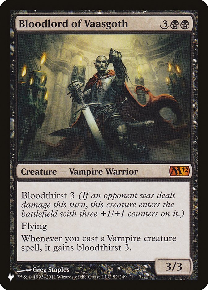 Bloodlord of Vaasgoth [The List] | Game Master's Emporium (The New GME)