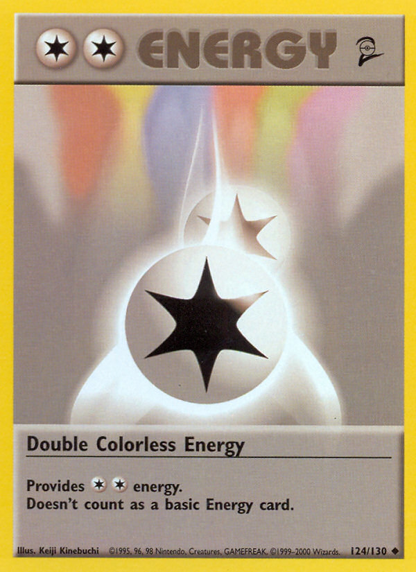 Double Colorless Energy (124/130) [Base Set 2] | Game Master's Emporium (The New GME)
