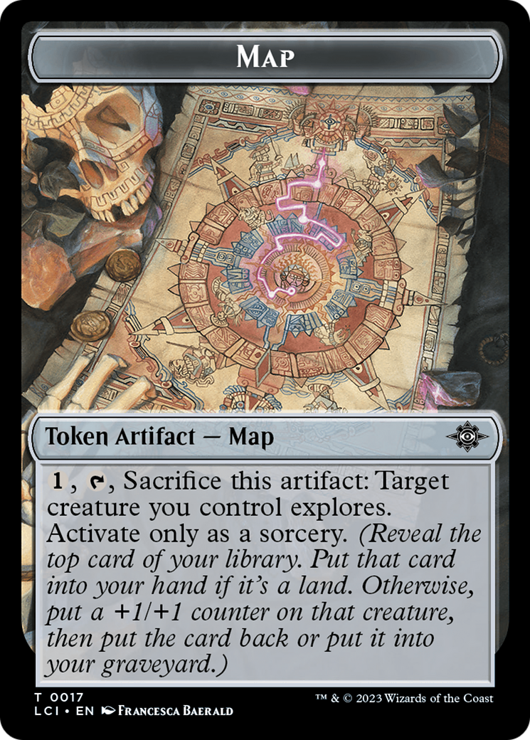 Map // Angel Double-Sided Token [The Lost Caverns of Ixalan Tokens] | Game Master's Emporium (The New GME)