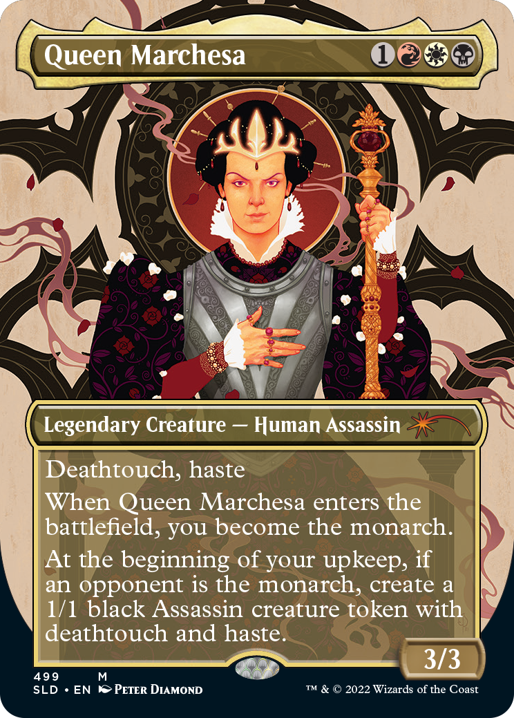 Queen Marchesa (Borderless) [Secret Lair Drop Series] | Game Master's Emporium (The New GME)