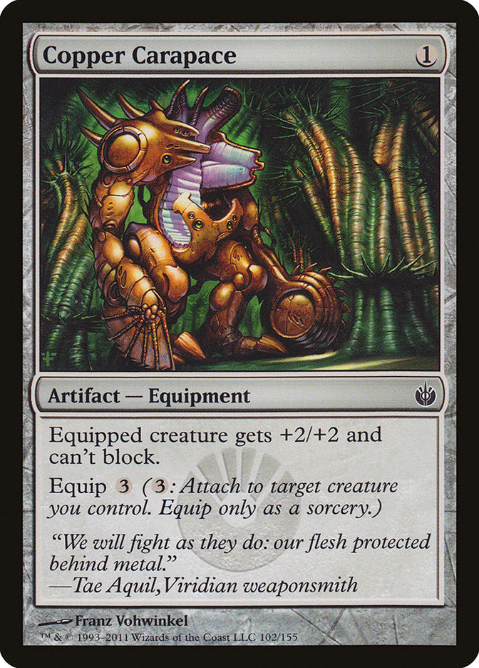 Copper Carapace [Mirrodin Besieged] | Game Master's Emporium (The New GME)