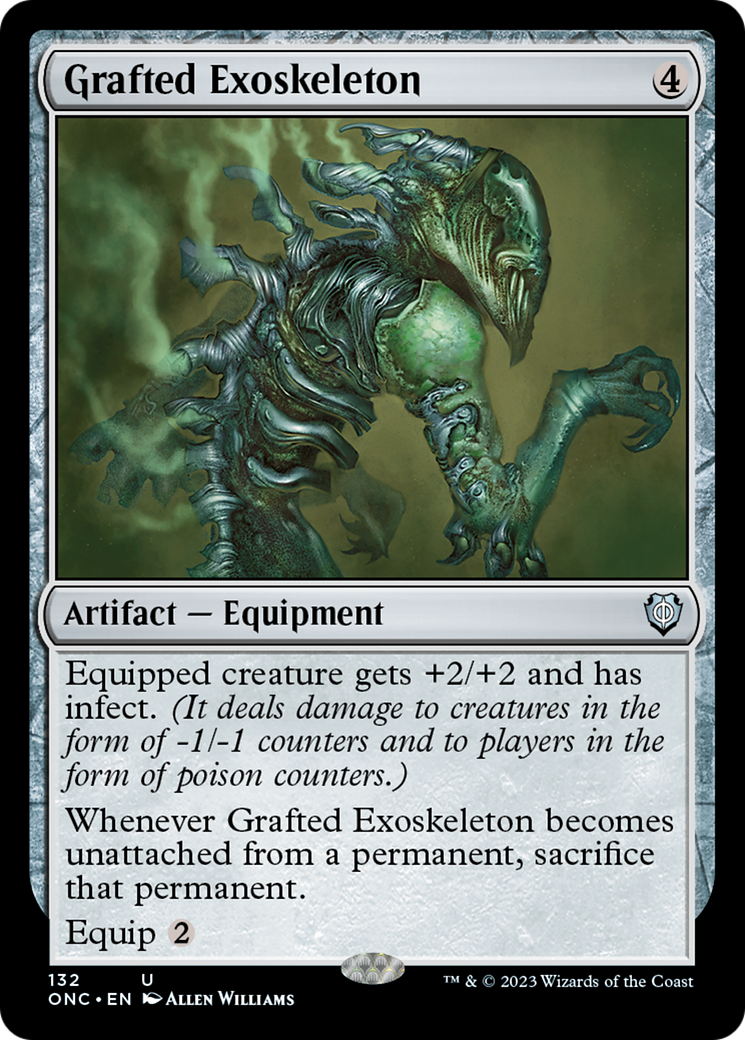 Grafted Exoskeleton [Phyrexia: All Will Be One Commander] | Game Master's Emporium (The New GME)