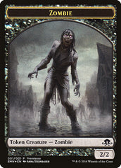 Zombie // Zombie Double-Sided Token [Eldritch Moon Prerelease Promos] | Game Master's Emporium (The New GME)
