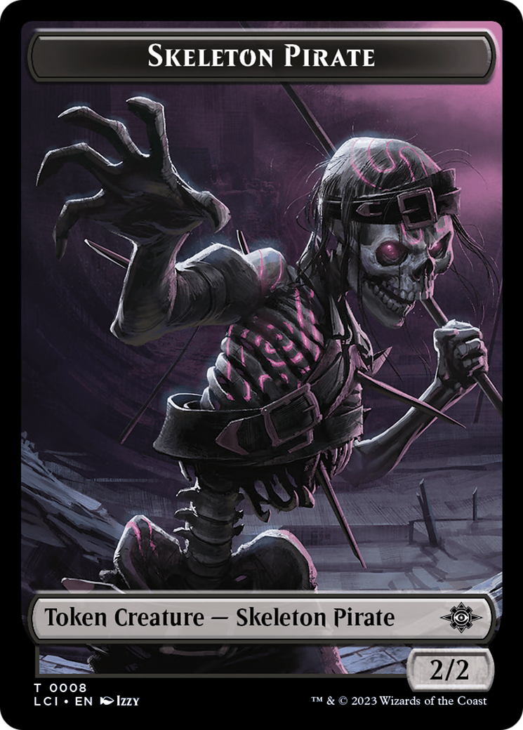 Skeleton Pirate Token [The Lost Caverns of Ixalan Tokens] | Game Master's Emporium (The New GME)