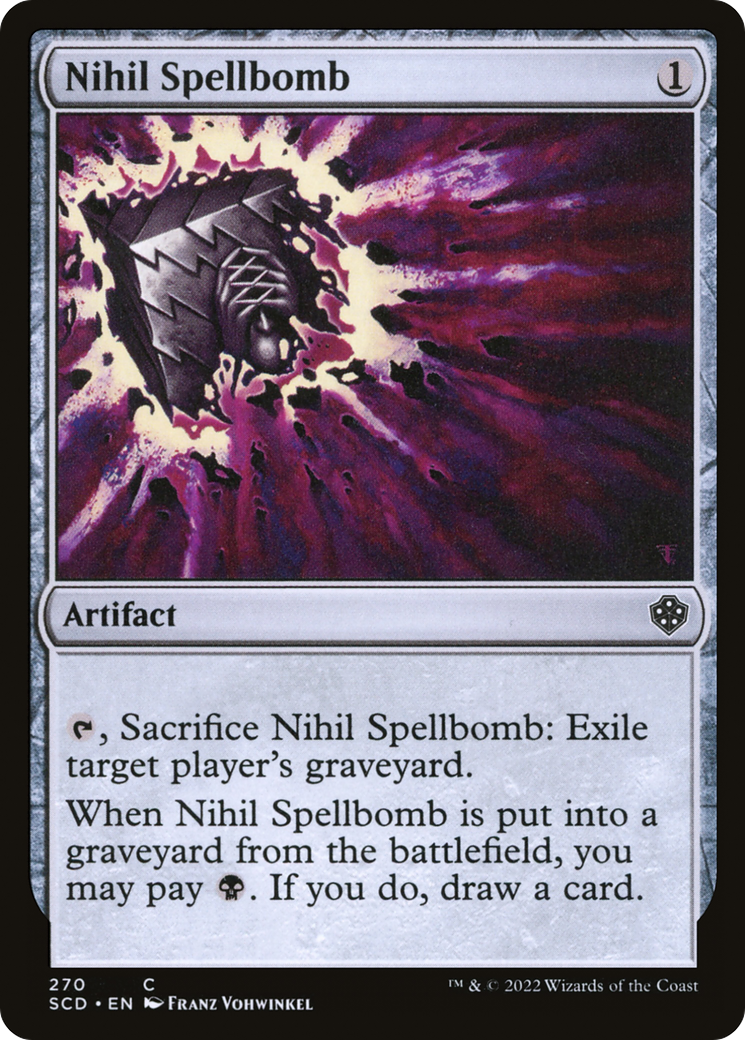 Nihil Spellbomb [Starter Commander Decks] | Game Master's Emporium (The New GME)