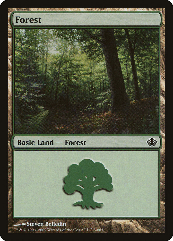 Forest (30) [Duel Decks: Garruk vs. Liliana] | Game Master's Emporium (The New GME)