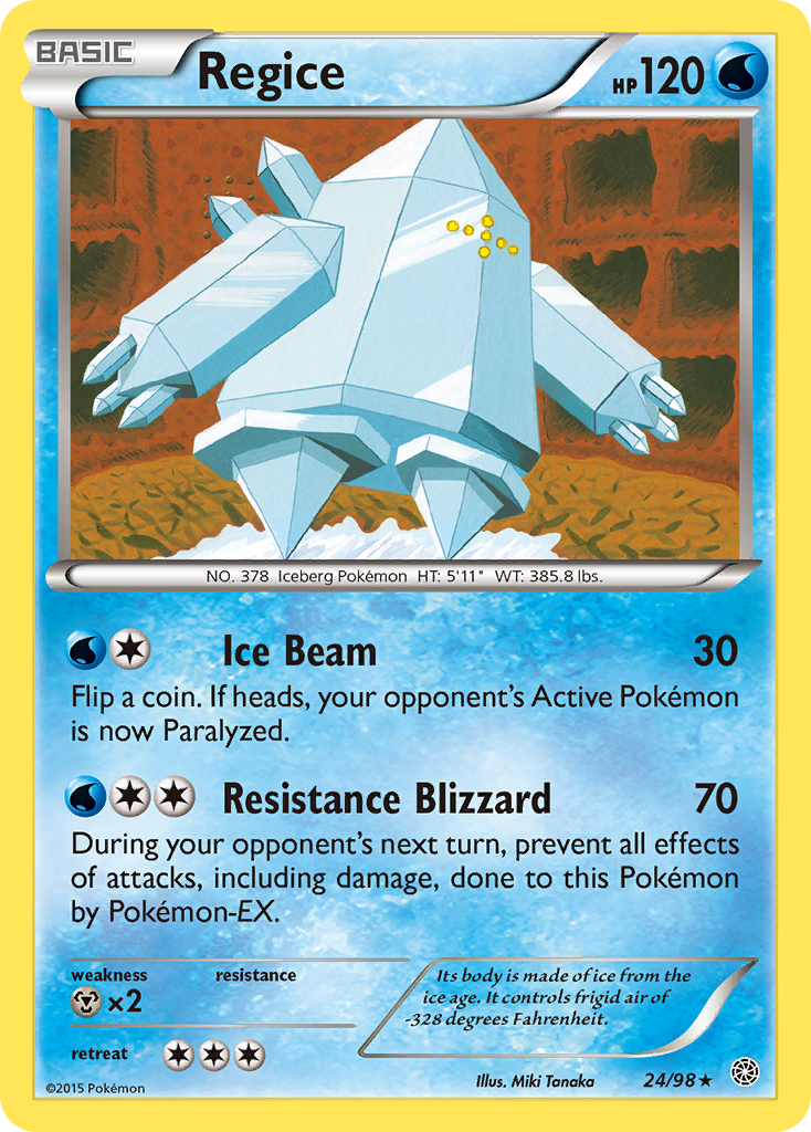 Regice (24/98) [XY: Ancient Origins] | Game Master's Emporium (The New GME)