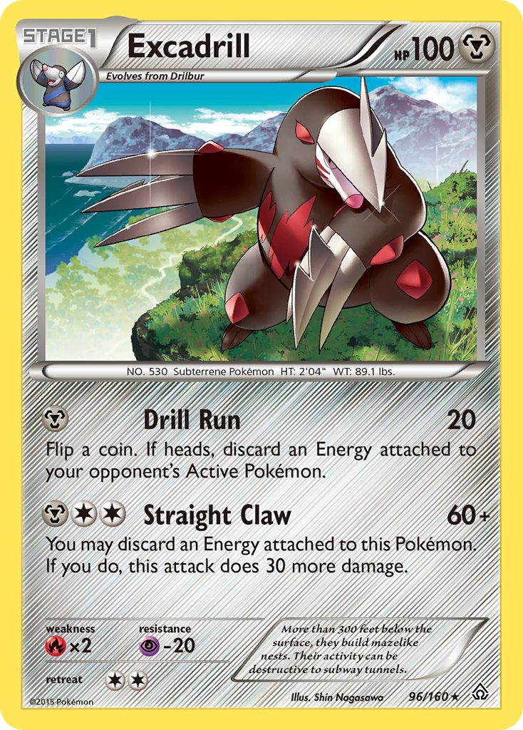 Excadrill (96/160) [XY: Primal Clash] | Game Master's Emporium (The New GME)