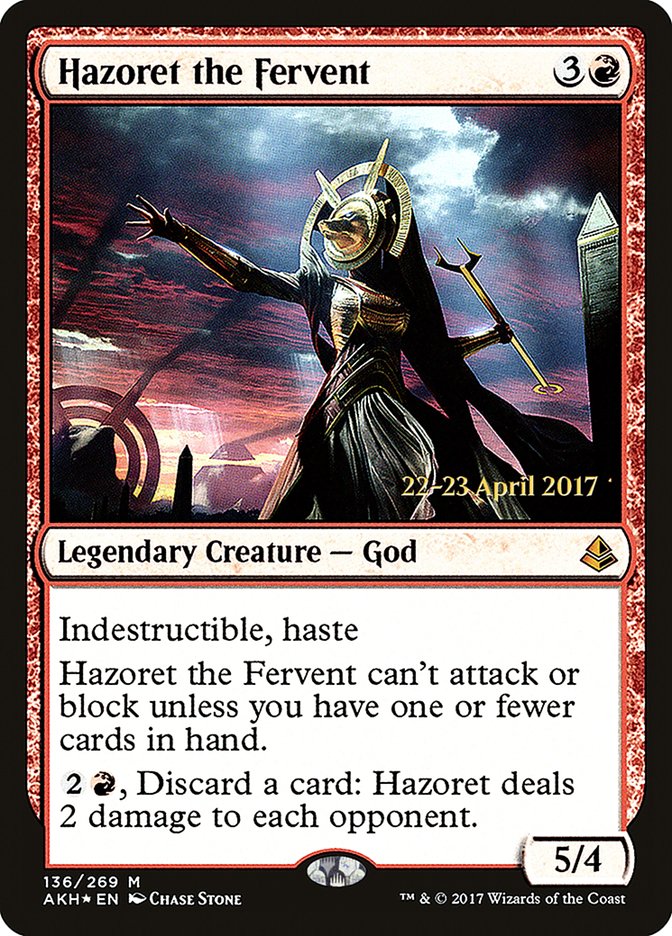 Hazoret the Fervent [Amonkhet Prerelease Promos] | Game Master's Emporium (The New GME)