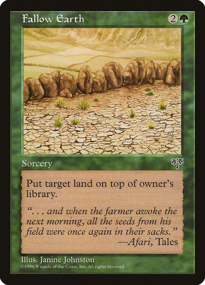 Fallow Earth [Mirage] | Game Master's Emporium (The New GME)