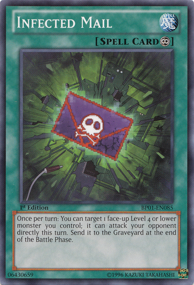 Infected Mail [BP01-EN085] Common | Game Master's Emporium (The New GME)