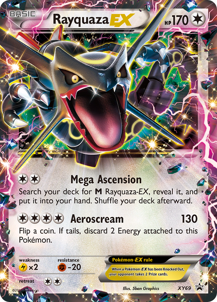 Rayquaza EX (XY69) (Shiny) [XY: Black Star Promos] | Game Master's Emporium (The New GME)