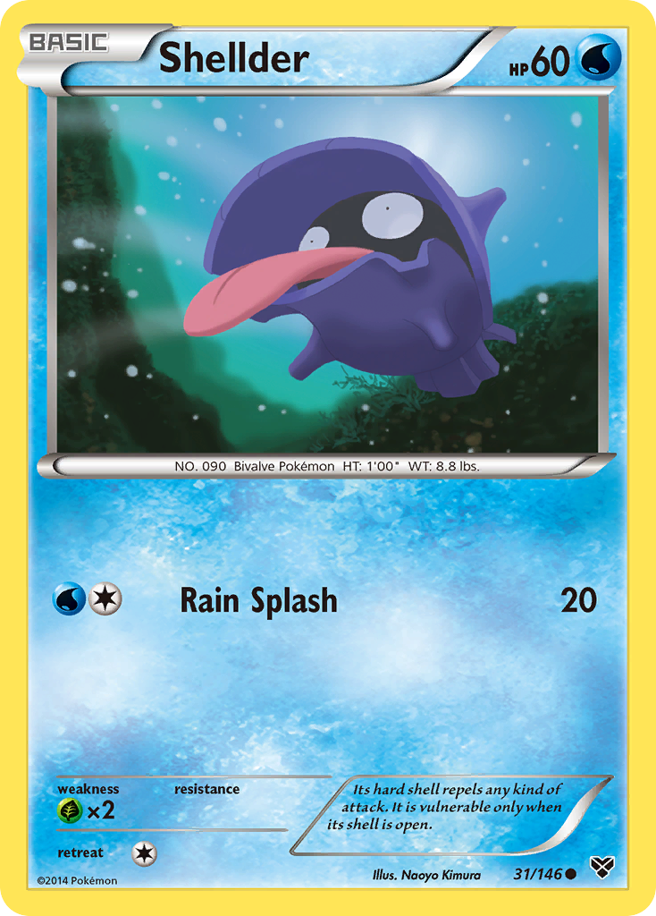 Shellder (31/146) [XY: Base Set] | Game Master's Emporium (The New GME)