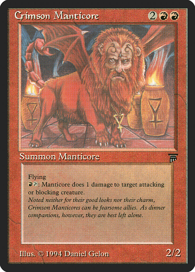 Crimson Manticore [Legends] | Game Master's Emporium (The New GME)