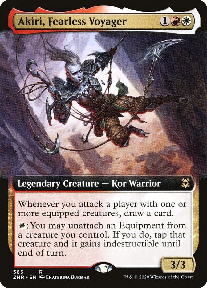 Akiri, Fearless Voyager (Extended Art) [Zendikar Rising] | Game Master's Emporium (The New GME)