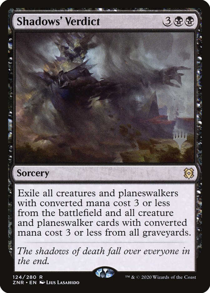 Shadows' Verdict (Promo Pack) [Zendikar Rising Promos] | Game Master's Emporium (The New GME)
