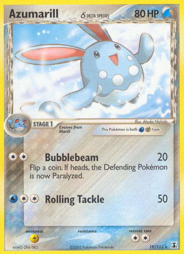 Azumarill (19/113) (Delta Species) [EX: Delta Species] | Game Master's Emporium (The New GME)