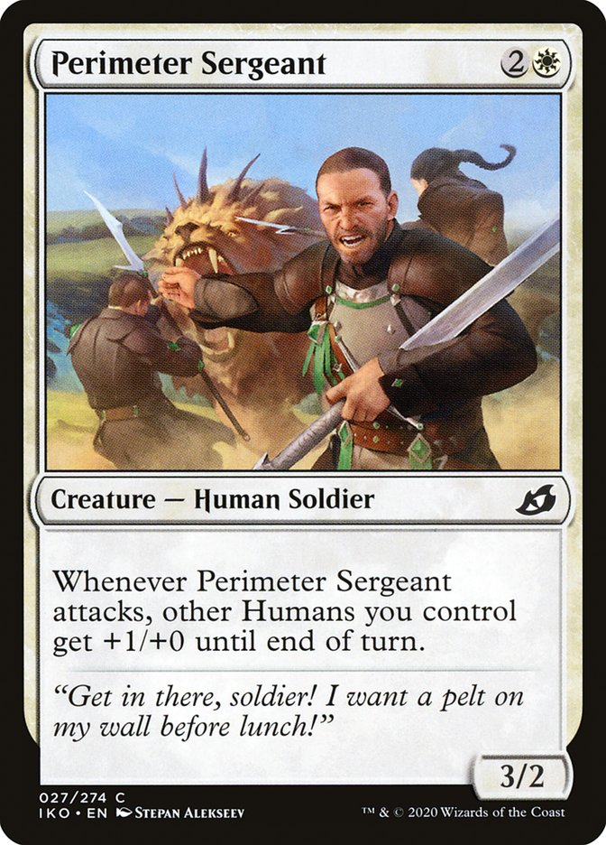 Perimeter Sergeant [Ikoria: Lair of Behemoths] | Game Master's Emporium (The New GME)
