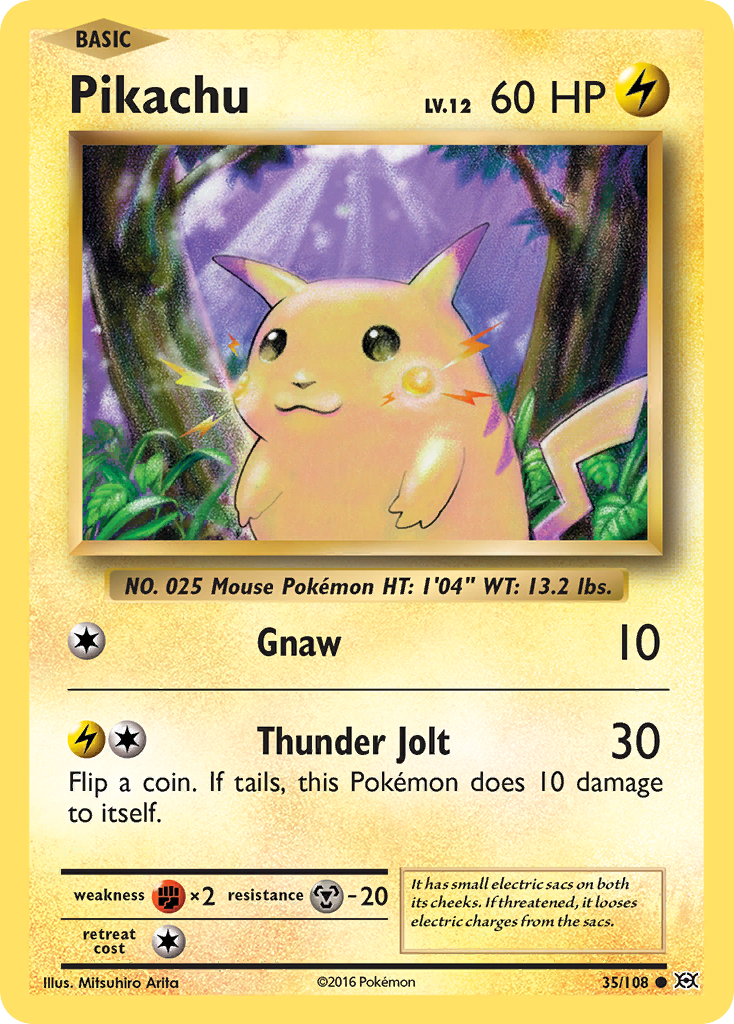 Pikachu (35/108) [XY: Evolutions] | Game Master's Emporium (The New GME)