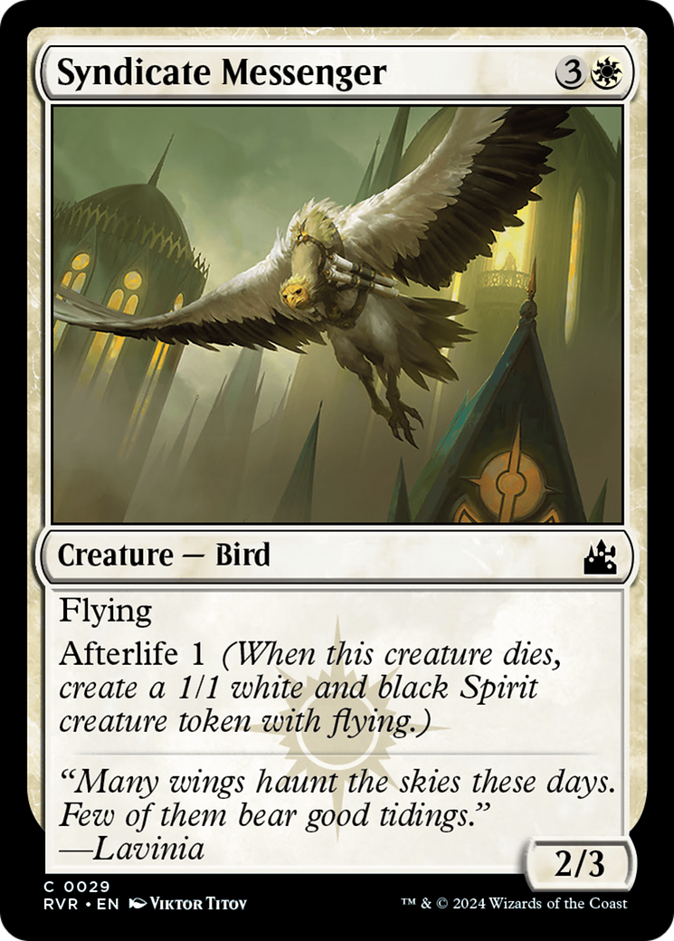 Syndicate Messenger [Ravnica Remastered] | Game Master's Emporium (The New GME)