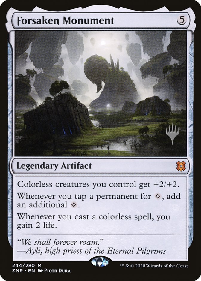 Forsaken Monument (Promo Pack) [Zendikar Rising Promos] | Game Master's Emporium (The New GME)