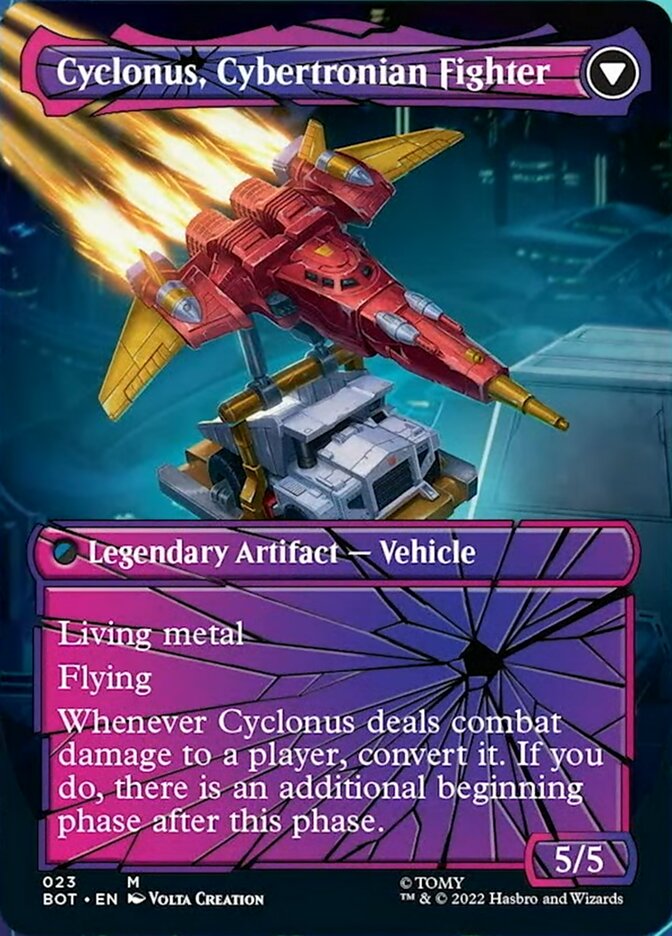 Cyclonus, the Saboteur // Cyclonus, Cybertronian Fighter (Shattered Glass) [Transformers] | Game Master's Emporium (The New GME)