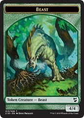 Beast (013) // Plant Double-Sided Token [Commander 2018 Tokens] | Game Master's Emporium (The New GME)