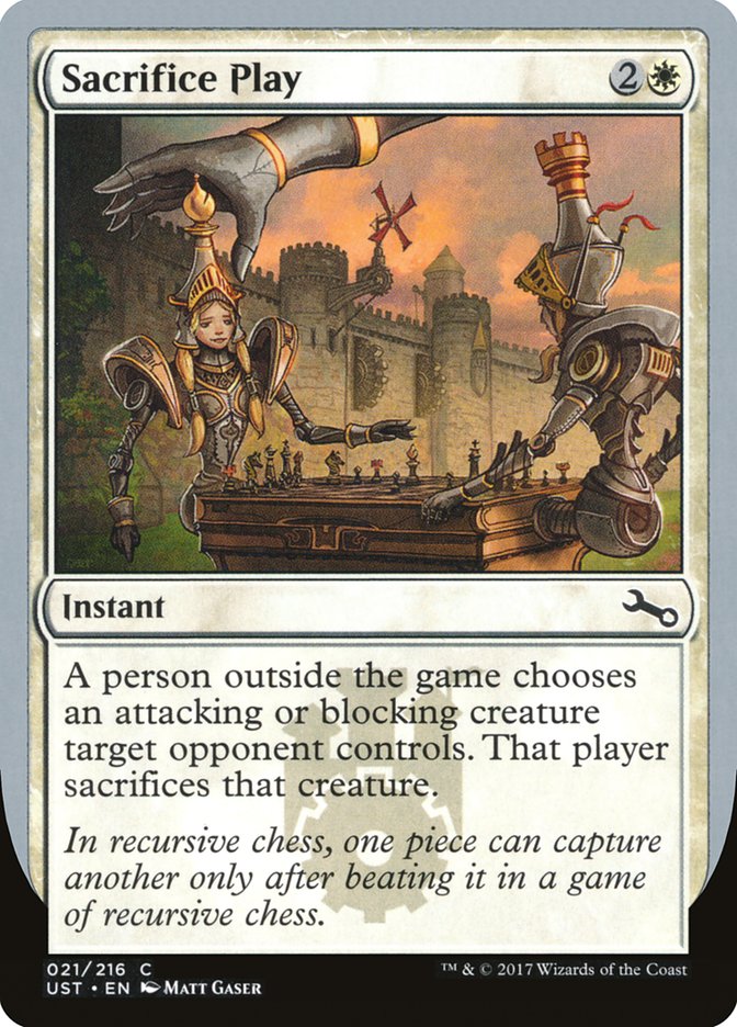 Sacrifice Play [Unstable] | Game Master's Emporium (The New GME)