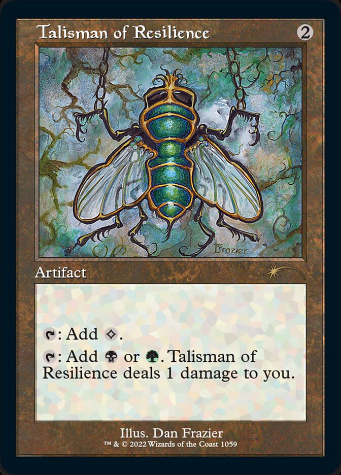 Talisman of Resilience (Foil Etched) [Secret Lair Drop Series] | Game Master's Emporium (The New GME)