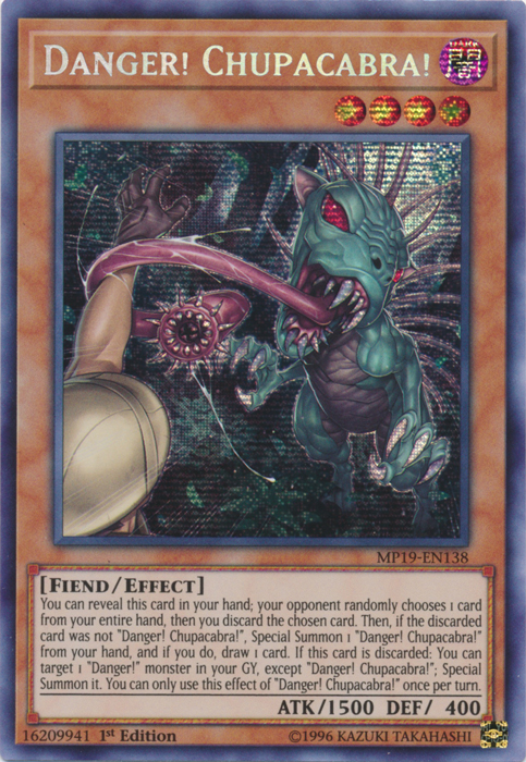 Danger! Chupacabra! [MP19-EN138] Prismatic Secret Rare | Game Master's Emporium (The New GME)