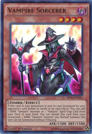 Vampire Sorcerer [MP14-EN151] Ultra Rare | Game Master's Emporium (The New GME)