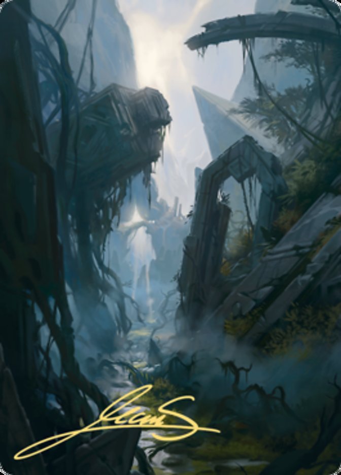 Swamp 2 Art Card (Gold-Stamped Signature) [Zendikar Rising Art Series] | Game Master's Emporium (The New GME)