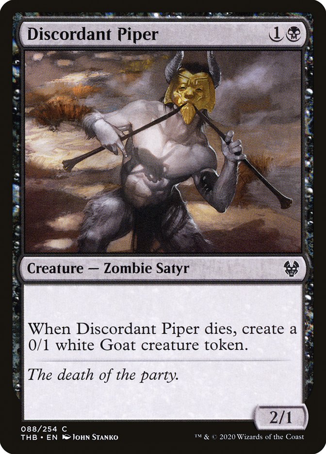 Discordant Piper [Theros Beyond Death] | Game Master's Emporium (The New GME)