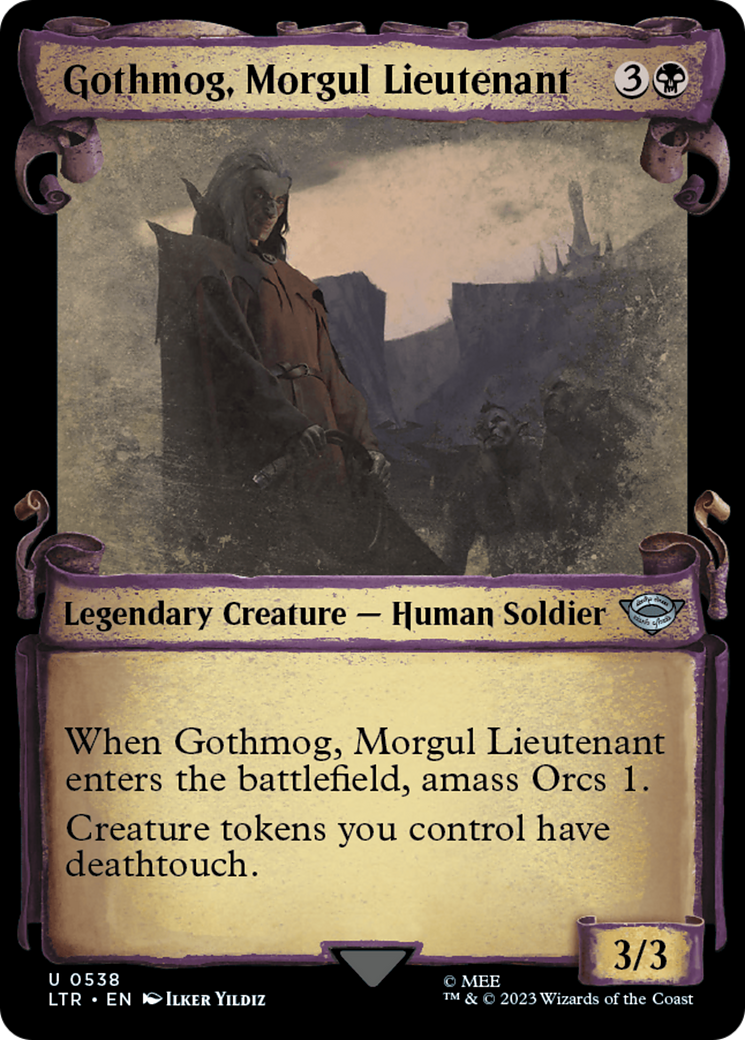 Gothmog, Morgul Lieutenant [The Lord of the Rings: Tales of Middle-Earth Showcase Scrolls] | Game Master's Emporium (The New GME)