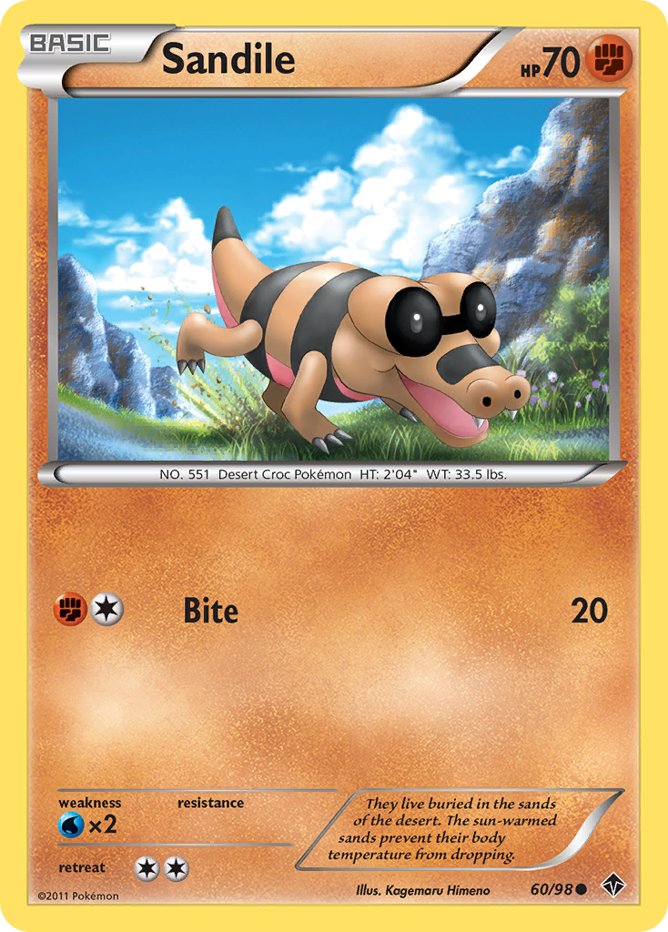 Sandile (60/98) [Black & White: Emerging Powers] | Game Master's Emporium (The New GME)