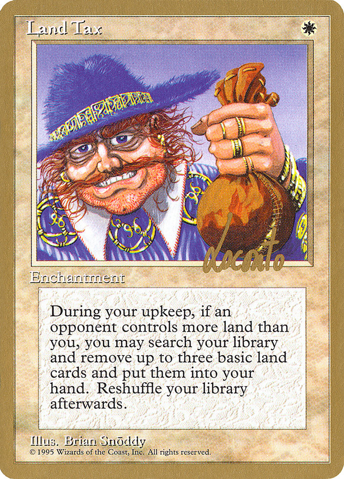 Land Tax (Michael Loconto) [Pro Tour Collector Set] | Game Master's Emporium (The New GME)