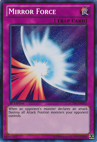 Mirror Force [LCYW-EN091] Secret Rare | Game Master's Emporium (The New GME)