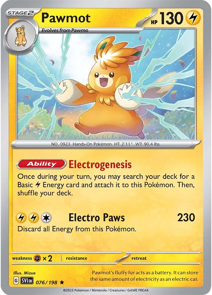 Pawmot (076/198) [Scarlet & Violet: Base Set] | Game Master's Emporium (The New GME)