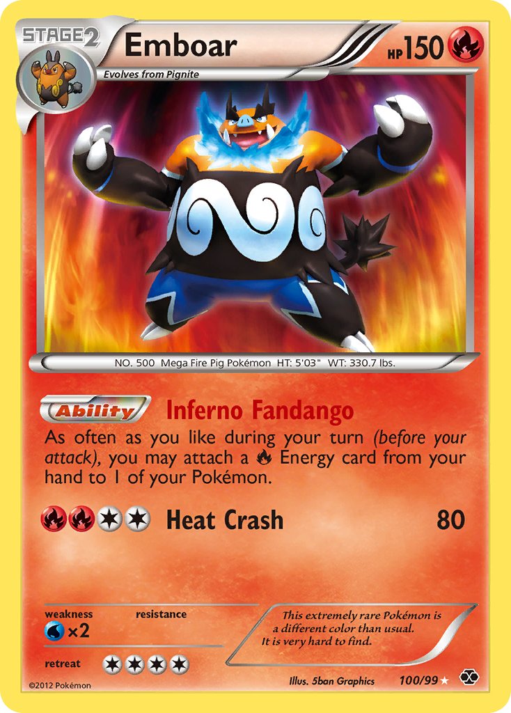 Emboar (100/99) [Black & White: Next Destinies] | Game Master's Emporium (The New GME)