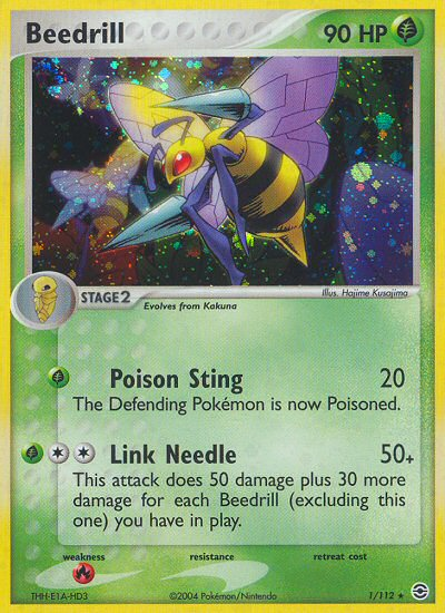 Beedrill (1/112) [EX: FireRed & LeafGreen] | Game Master's Emporium (The New GME)