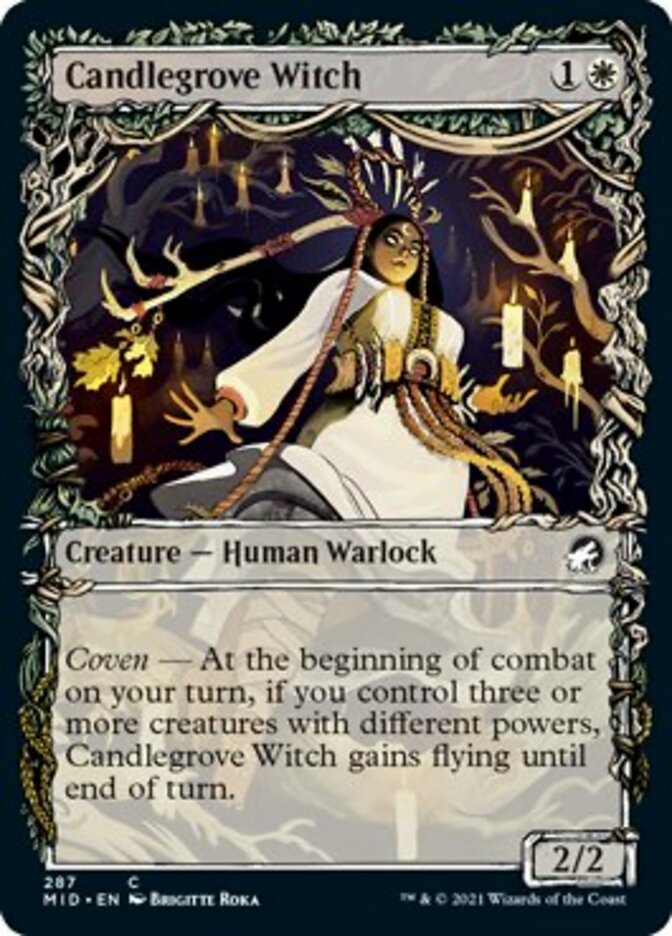 Candlegrove Witch (Showcase Equinox) [Innistrad: Midnight Hunt] | Game Master's Emporium (The New GME)