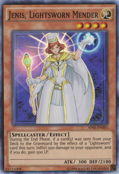 Jenis, Lightsworn Mender [AP05-EN005] Super Rare | Game Master's Emporium (The New GME)