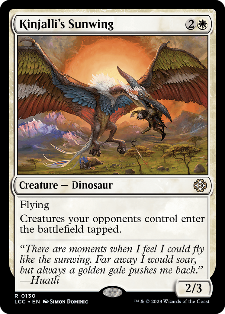 Kinjalli's Sunwing [The Lost Caverns of Ixalan Commander] | Game Master's Emporium (The New GME)