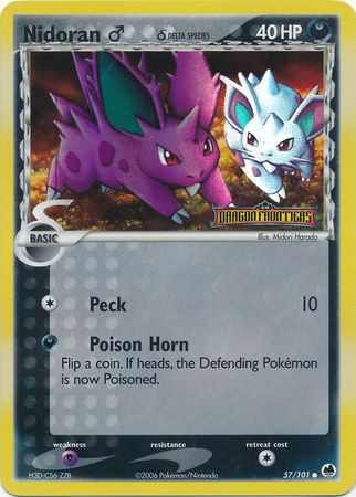 Nidoran (57/101) (Male) (Delta Species) (Stamped) [EX: Dragon Frontiers] | Game Master's Emporium (The New GME)