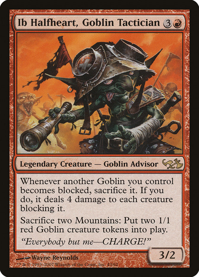 Ib Halfheart, Goblin Tactician [Duel Decks: Elves vs. Goblins] | Game Master's Emporium (The New GME)