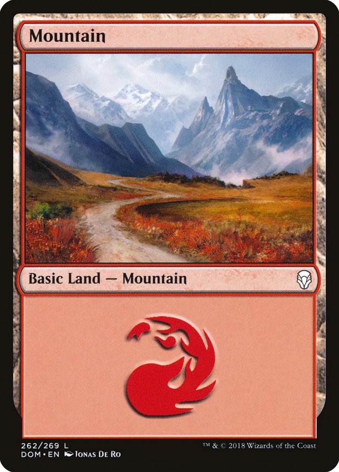 Mountain (262) [Dominaria] | Game Master's Emporium (The New GME)