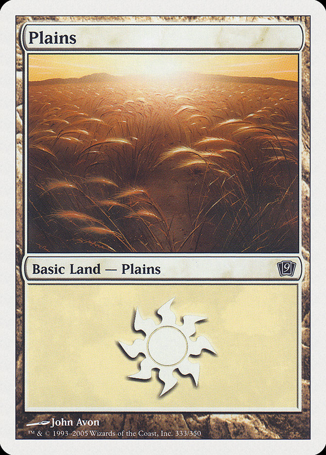 Plains (333) [Ninth Edition] | Game Master's Emporium (The New GME)