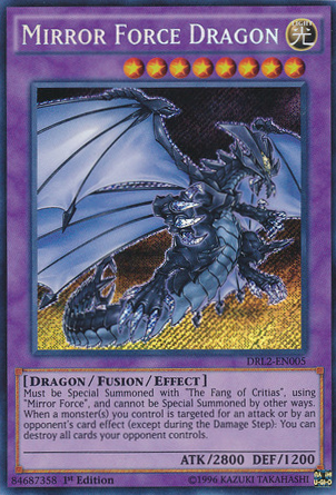 Mirror Force Dragon [DRL2-EN005] Secret Rare | Game Master's Emporium (The New GME)