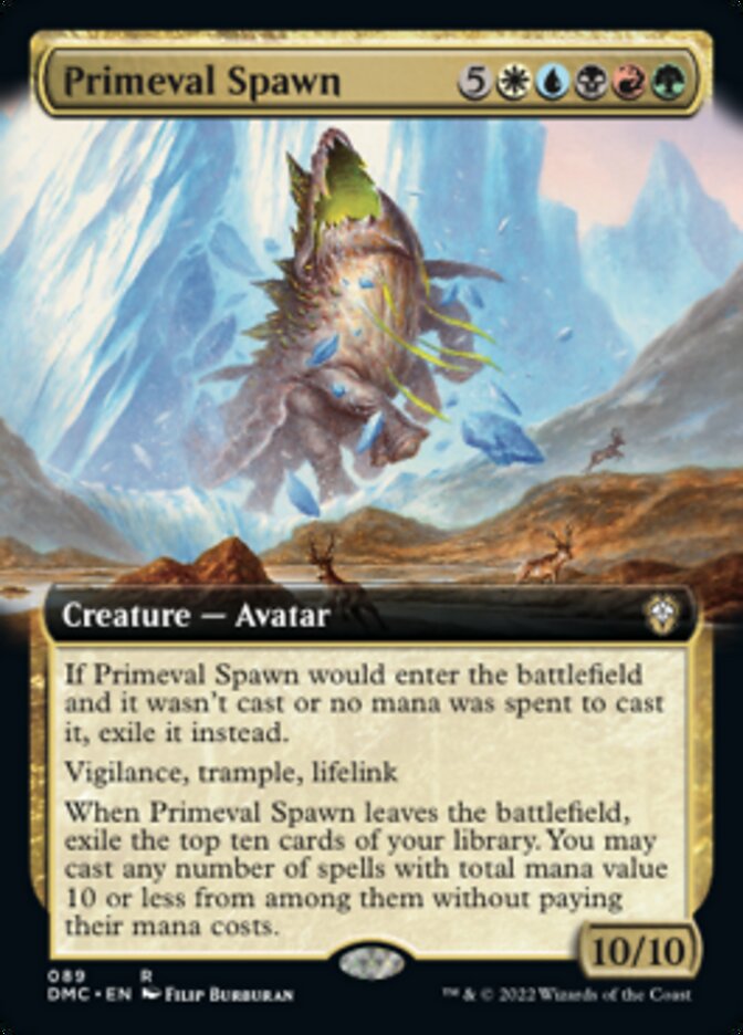 Primeval Spawn (Extended Art) [Dominaria United Commander] | Game Master's Emporium (The New GME)