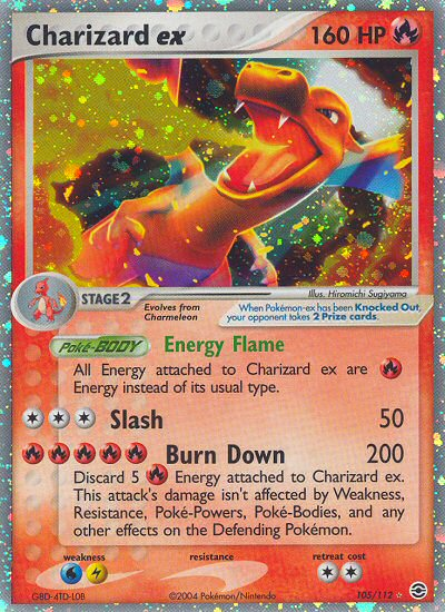 Charizard ex (105/112) [EX: FireRed & LeafGreen] | Game Master's Emporium (The New GME)